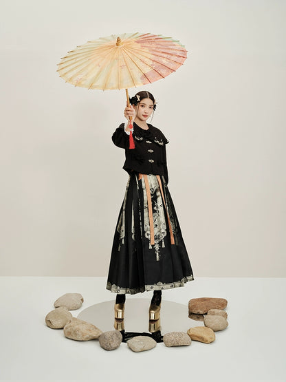 Mu Dan Shuang Shu : Asymmetric Petal Skirt