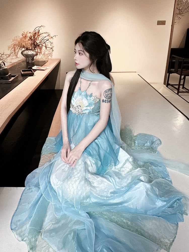 Daily Series Nelumbo Sylph Hanfu Dress