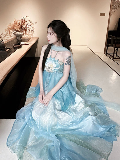 Daily Series Nelumbo Sylph Hanfu Dress