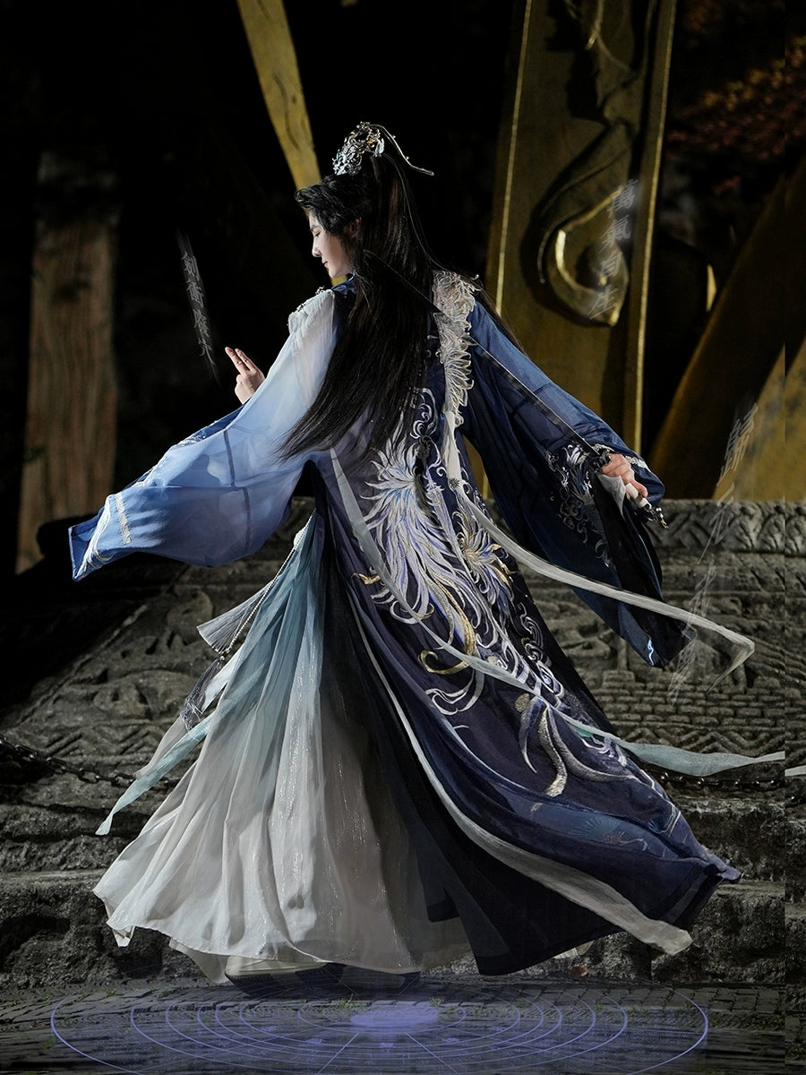 Male Hanfu Wei Dynasty Shadow Swordsman