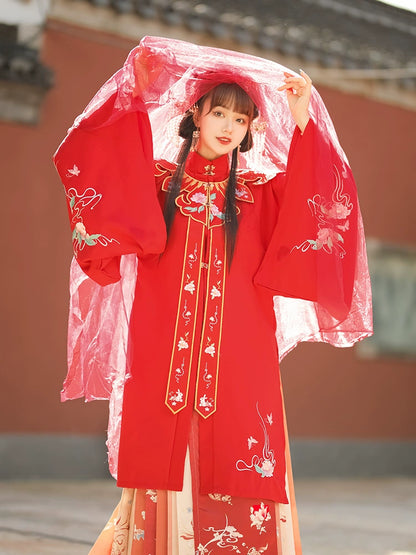 LOOKBOOK SERIES Ming Dynasty Horse Face Skirt Wedding Set