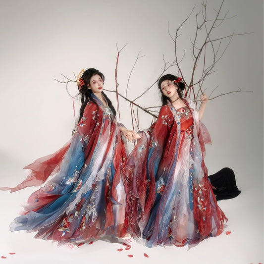 Ethereal Dreamscape Series Supreme Hanfu-Crimple