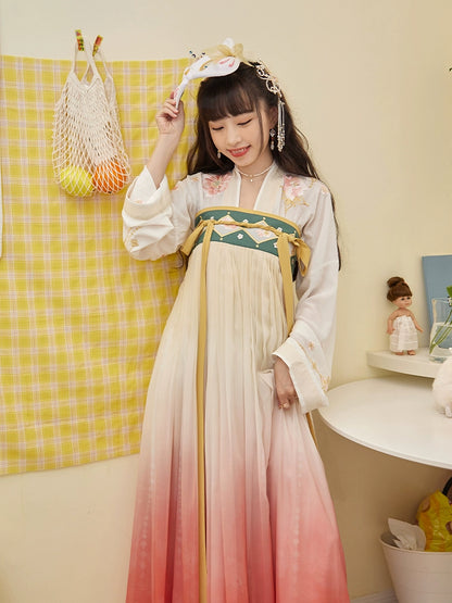 Fen Yingning : Powdered Innocence-Chest-Length Dress