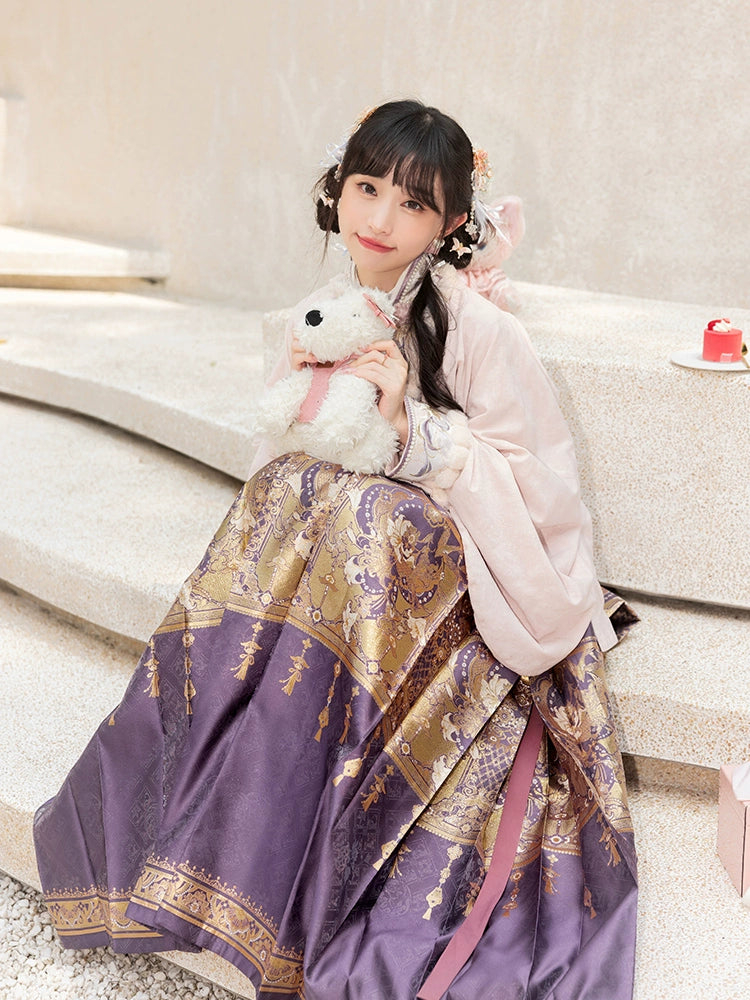 Ziyou Jinshuang : Amethyst Glaze Goldfrost