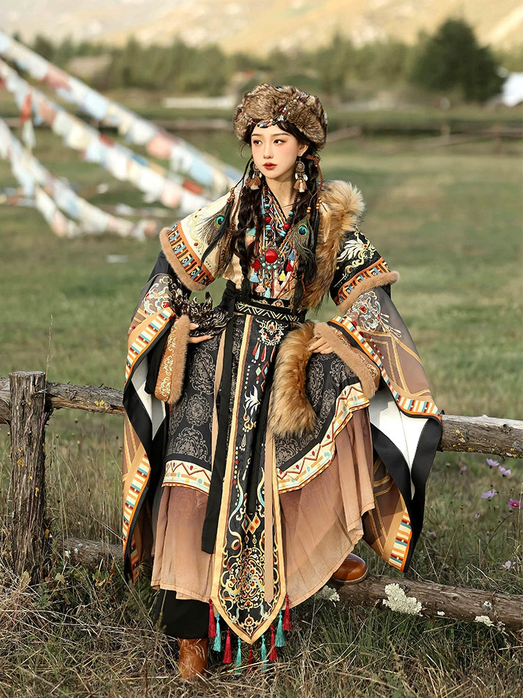 Lookbook Series Exotic Tibet Winter Hanfu