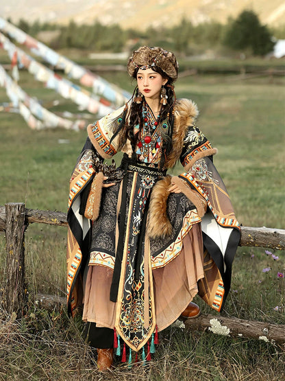 Lookbook Series Exotic Tibet Winter Hanfu