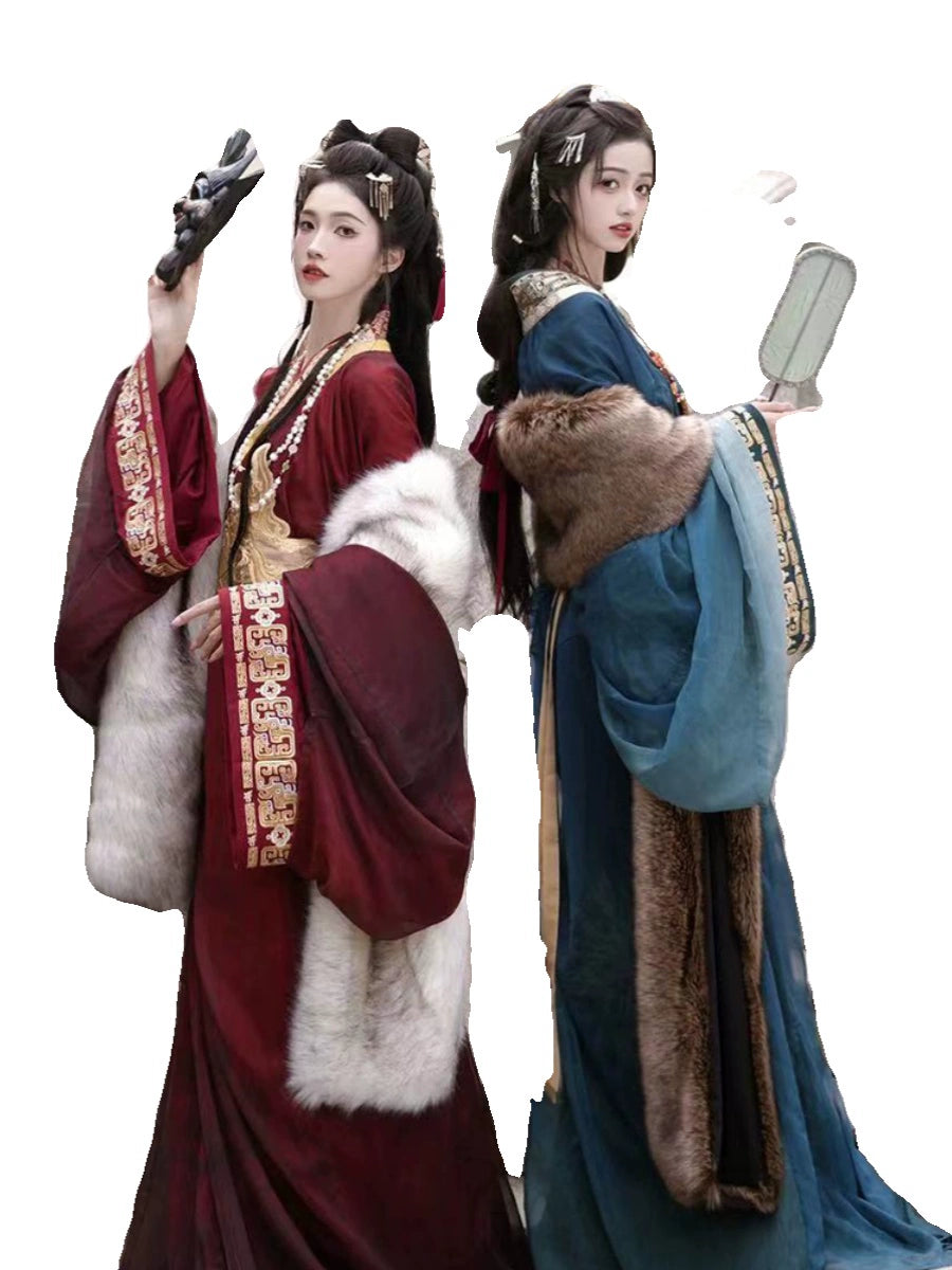 Ancient Beauty Series Mrs. Xi Original Warring States Robe Hanfu