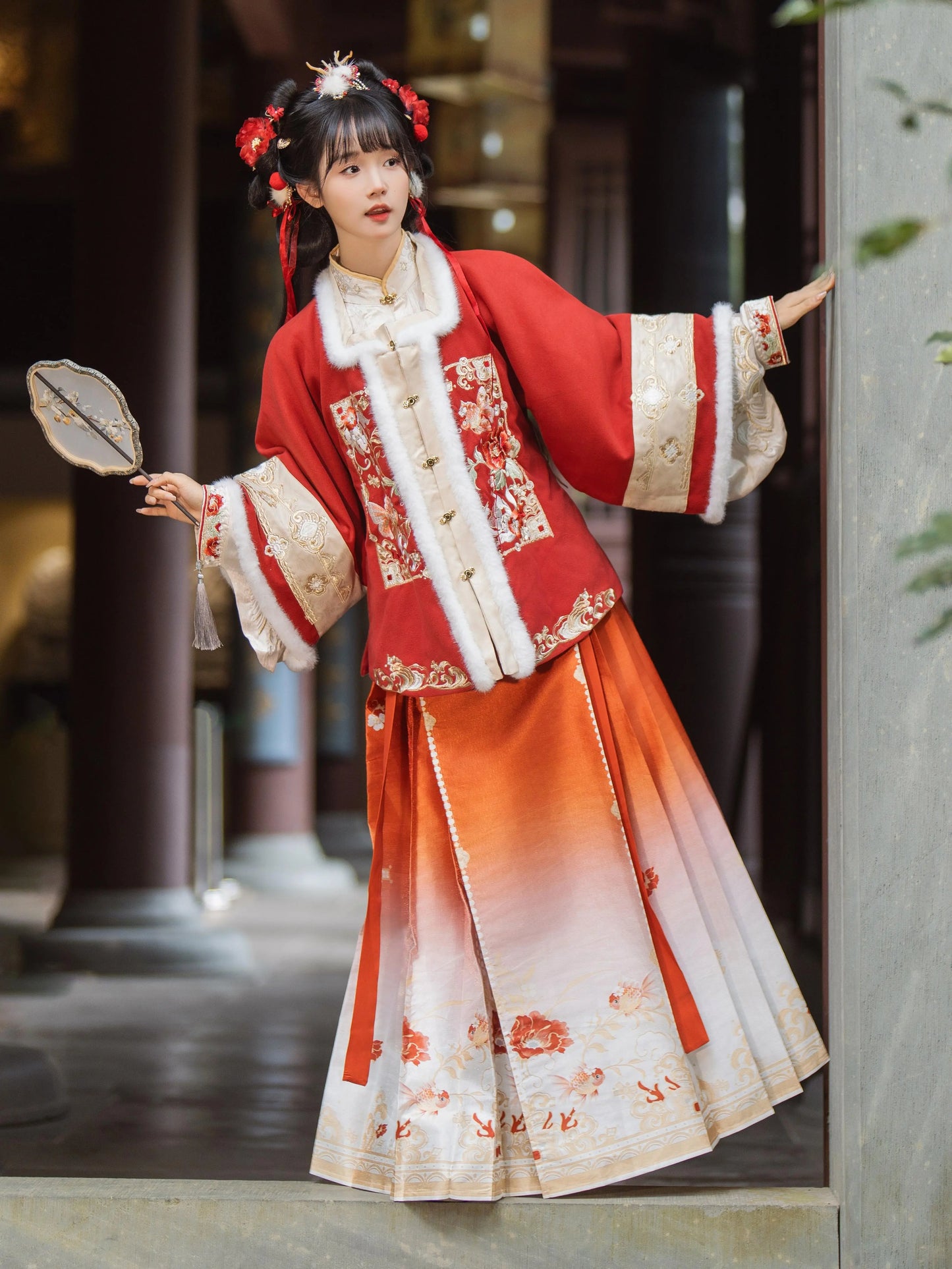 Lookbook Series Goldfish House Winter Hanfu