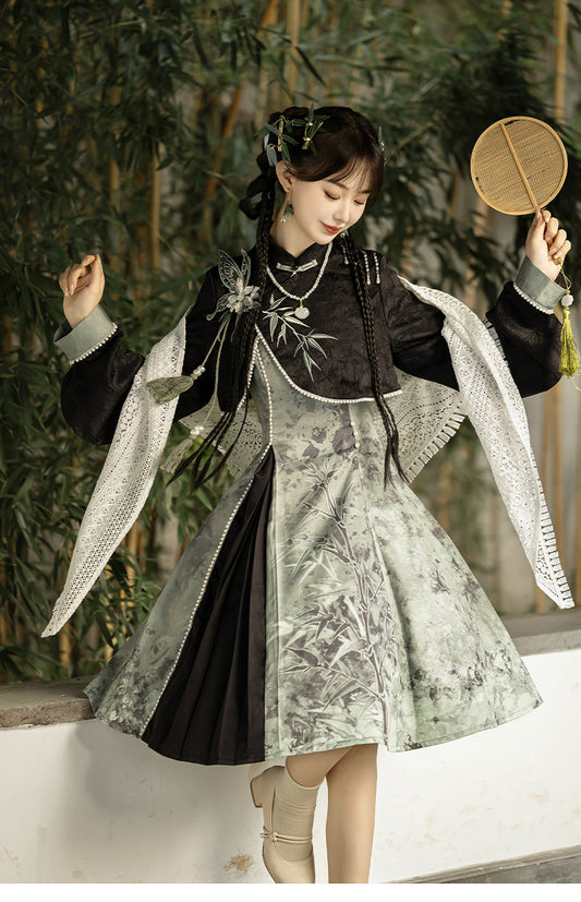 Han Element Series 2025 Hanfu Han Dresses Black