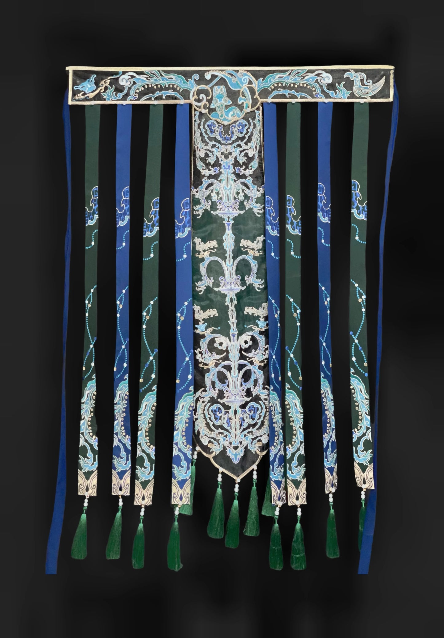 Haute Couture Series Woven Fabric Embroidered Hanfu Qing Huan Bronze Sacred Tree Wei Jin