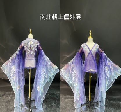 Haute Couture Series Woven Fabric Embroidered Hanfu Qing Huan Epiphyllum Jellyfish Second