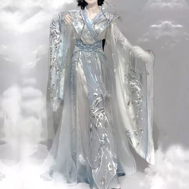 Ethereal Dreamscape Series Supreme Hanfu-Lunarcrane Moonheron