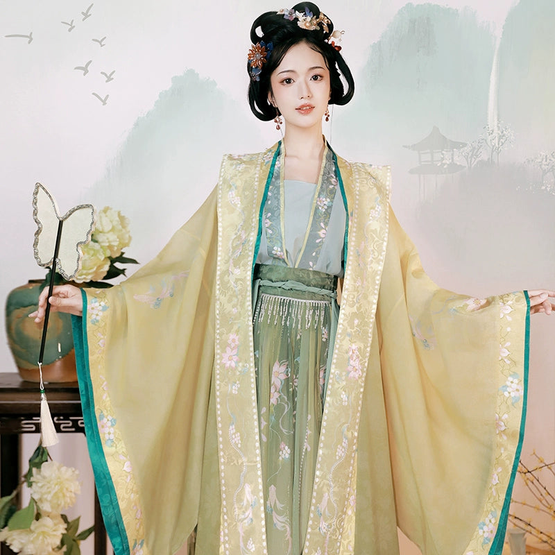 LOOKBOOK SERIES Song Dynasty Red Yellow Hanfu