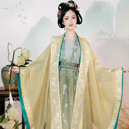 LOOKBOOK SERIES Song Dynasty Red Yellow Hanfu