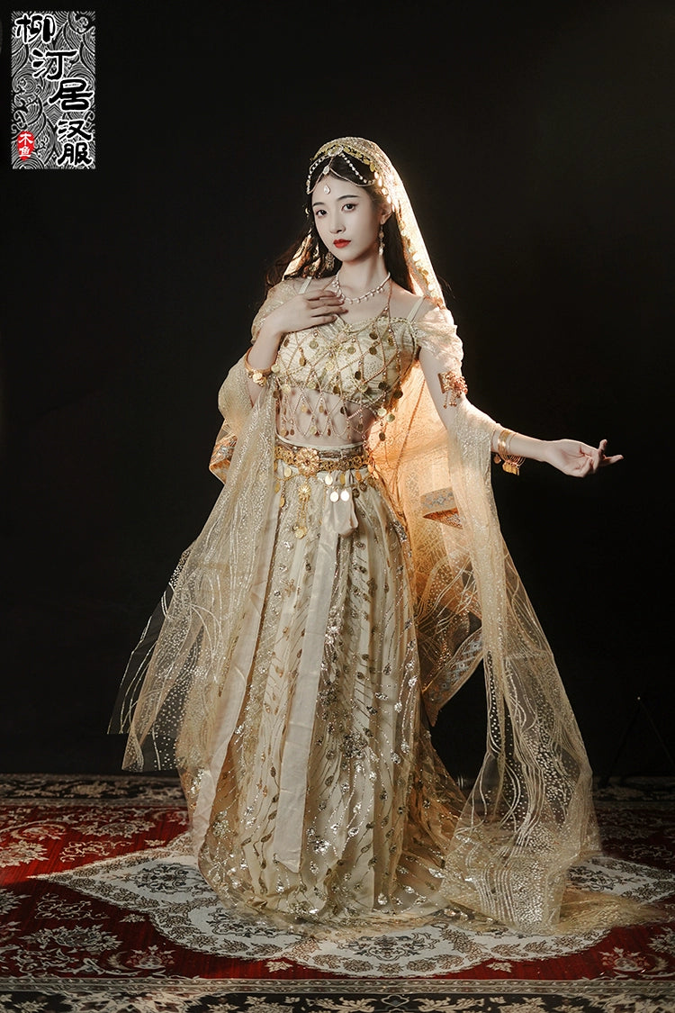 Lookbook Series Western Region Hanfu Sanskrit Mantra