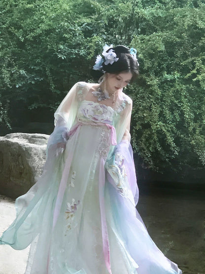 Cloud-Kissing Nature Series Ripples Tang Hanfu