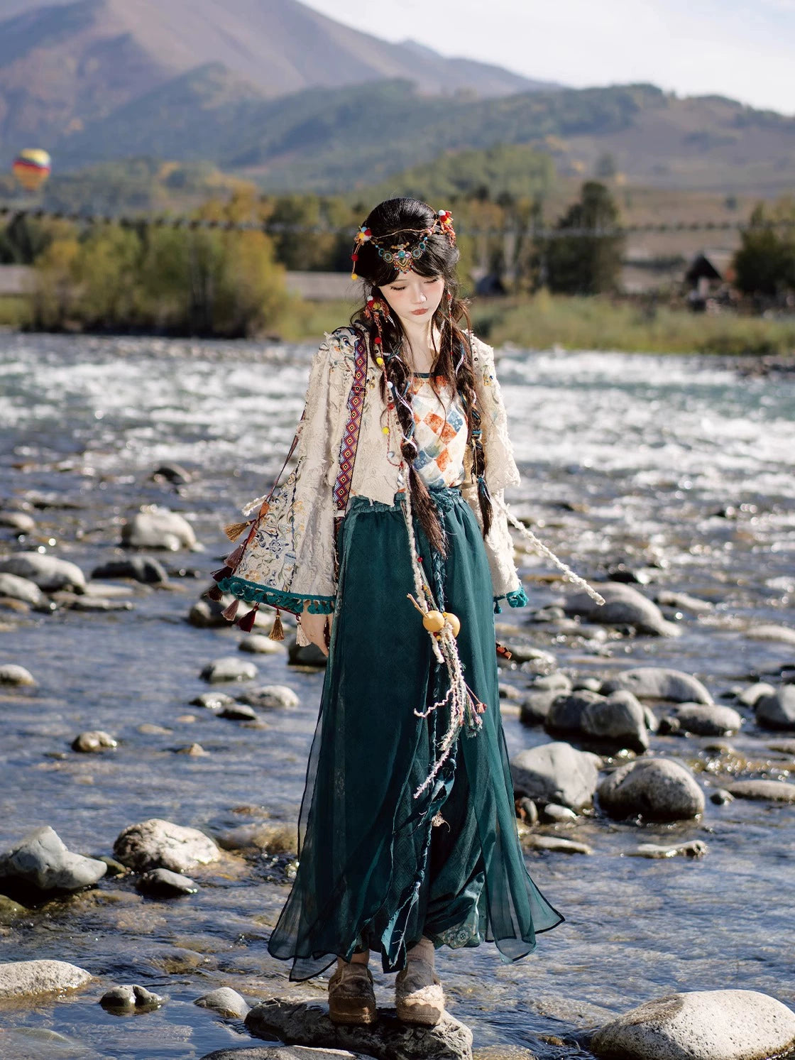 Lookbook Series Ethnic Autumn Hanfu Silky Bell