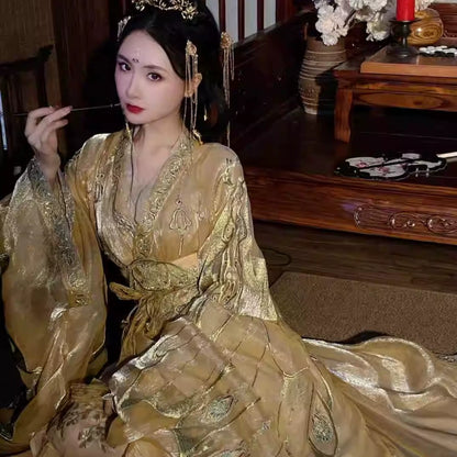 Oriental Aesthetics Series Chonghua Dancing Hanfu Dress