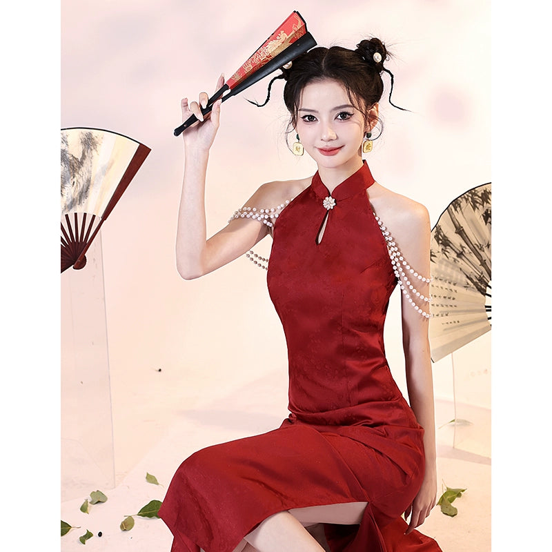 New Chinese Style Cheongsam Qipao Girlish Dressy Casual 23