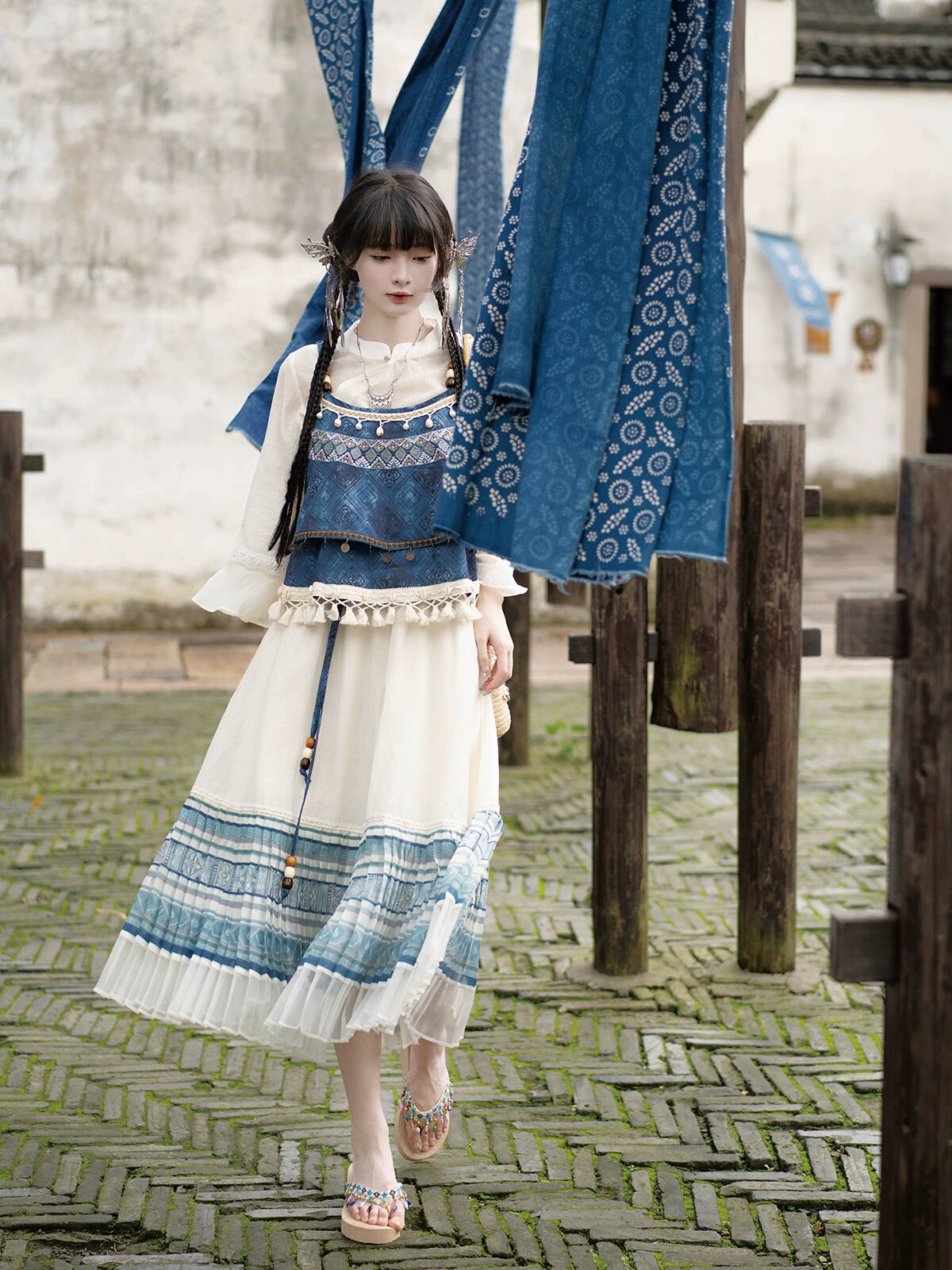 Lookbook Series Ethnic Autumn Hanfu Thousands Villages