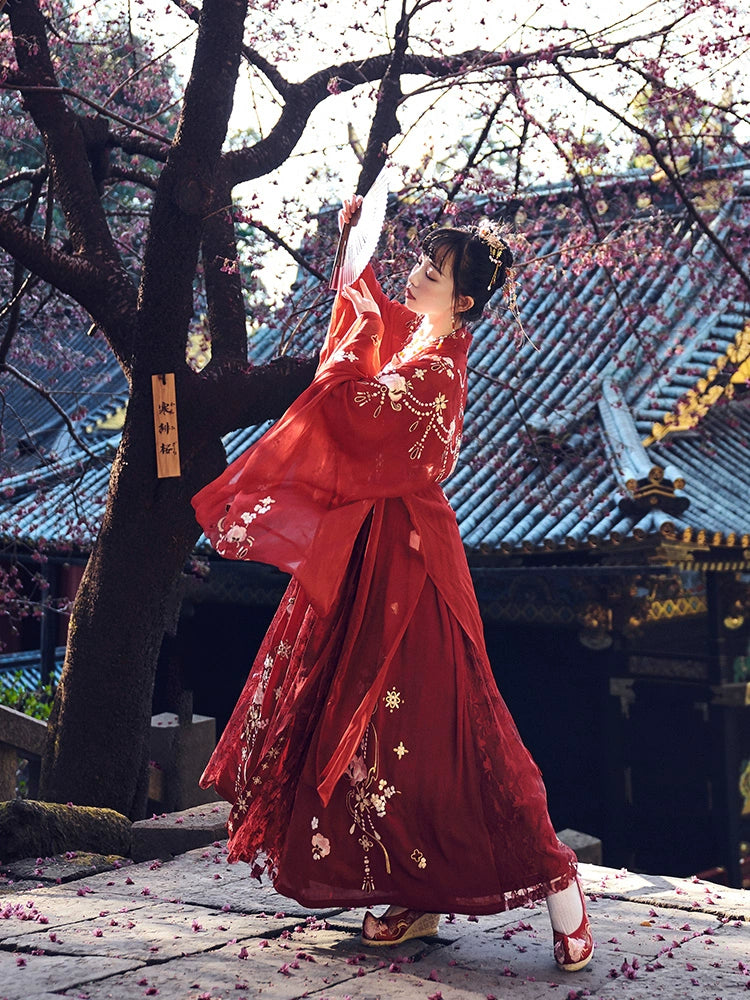 Mu Dan Guo Se : Ceremonial Codex Robe-Large Sleeve Shirt