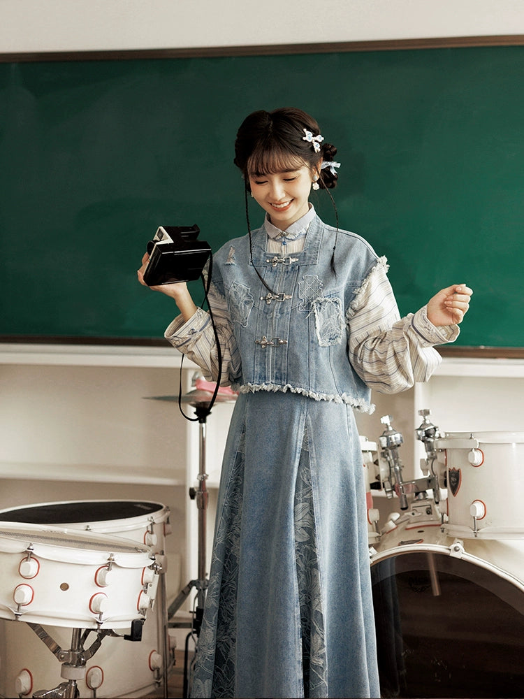 Jin Lan : Brocade Azure