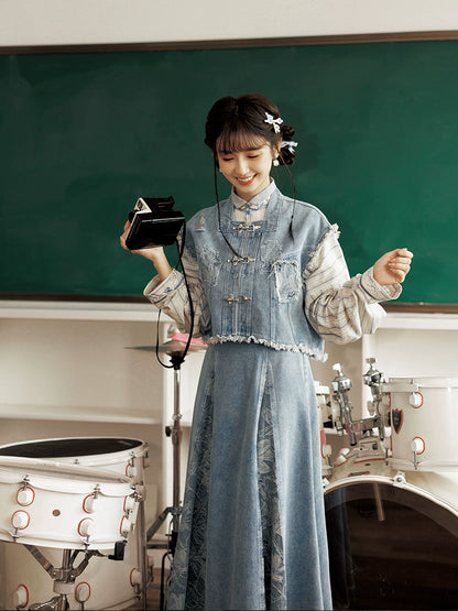 Jin Lan : Brocade Azure