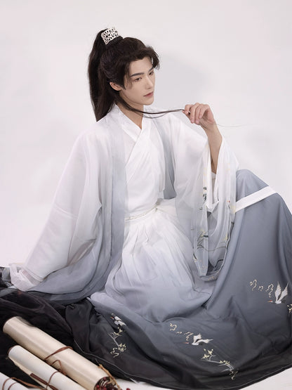 Wei Jin Hanfu Unisex Men Couple Spouse