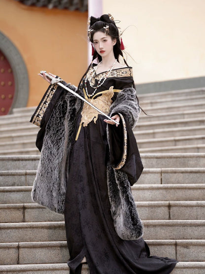 Ancient Beauty Series Mrs. Xi Original Warring States Robe Hanfu