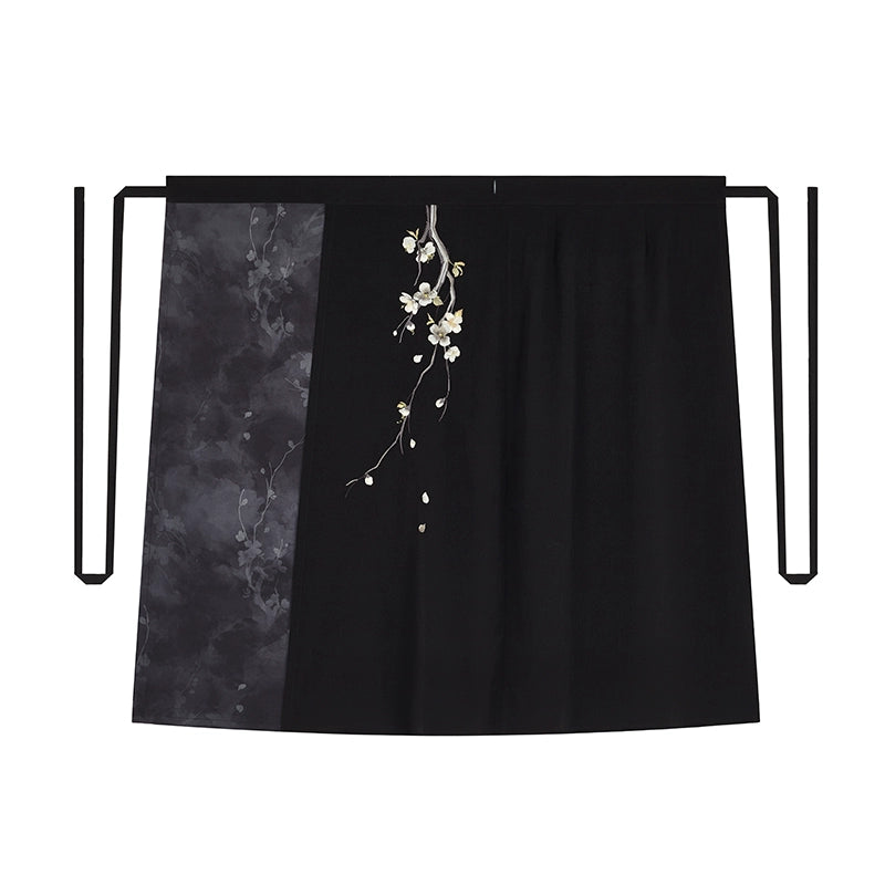 Lookbook Series Weaving Improved Plum Blossom Tube Top Skirt