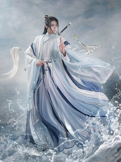 Male Hanfu Song Dynasty Eight Immortals Crossing The Sea