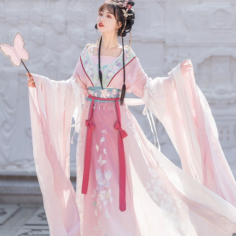 Original Hanfu women Wei and Jin Dynasties Waist-length skirt