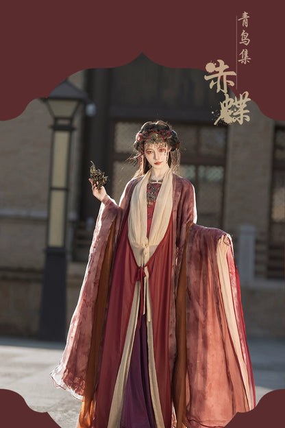 Picks Hype Series Hanfu Crimson Swallowtail