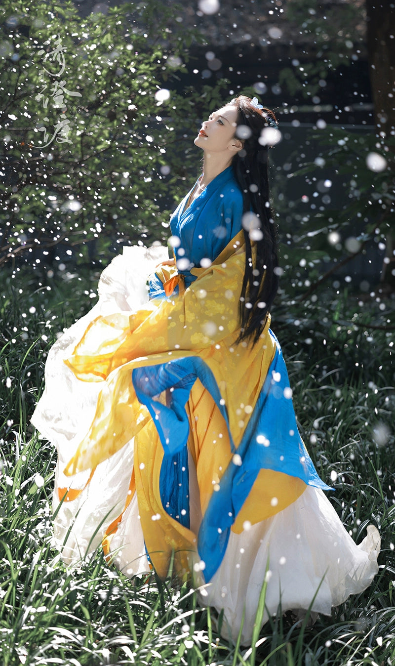 Costume Series Five Barbarians Hanfu Dance Skirt