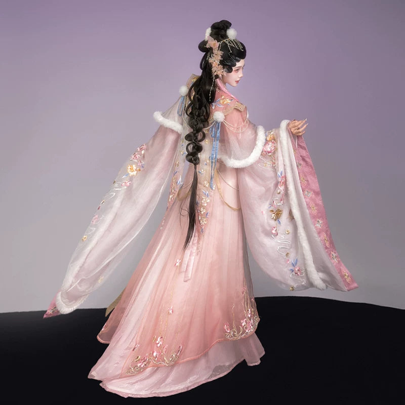 Ethereal Dreamscape Series Supreme Hanfu-Peach Branch Cloud Ballad