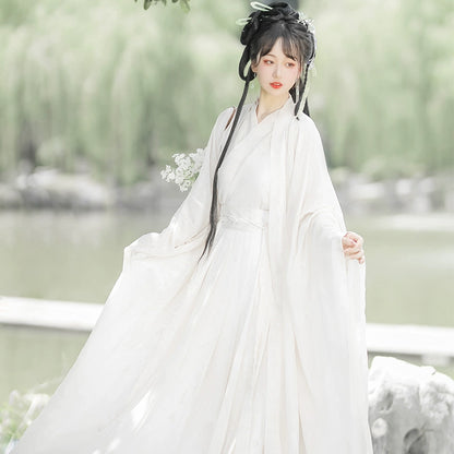 Original Shenming Girl Hanfu Women's Wei and Jin Style Wide Sleeve Flowing Fairy Skirt