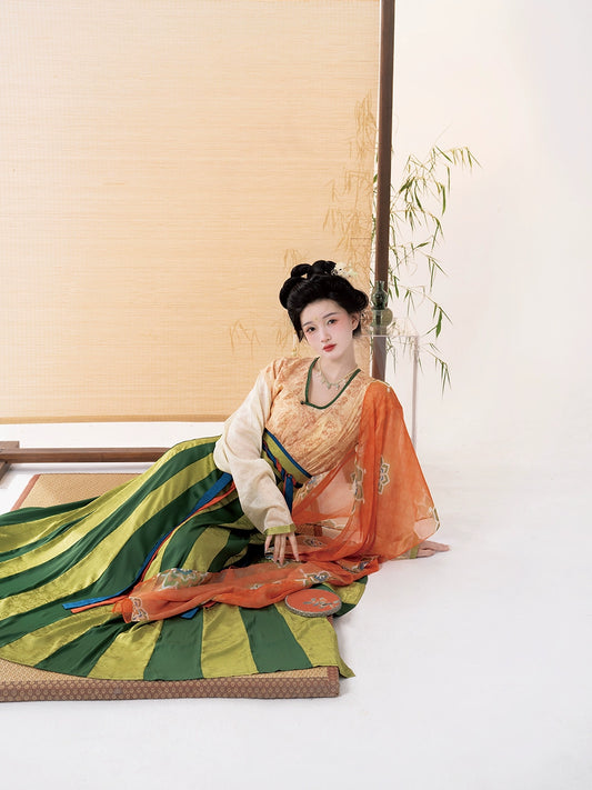 Lookbook Series Broken Autumn Tang Hanfu