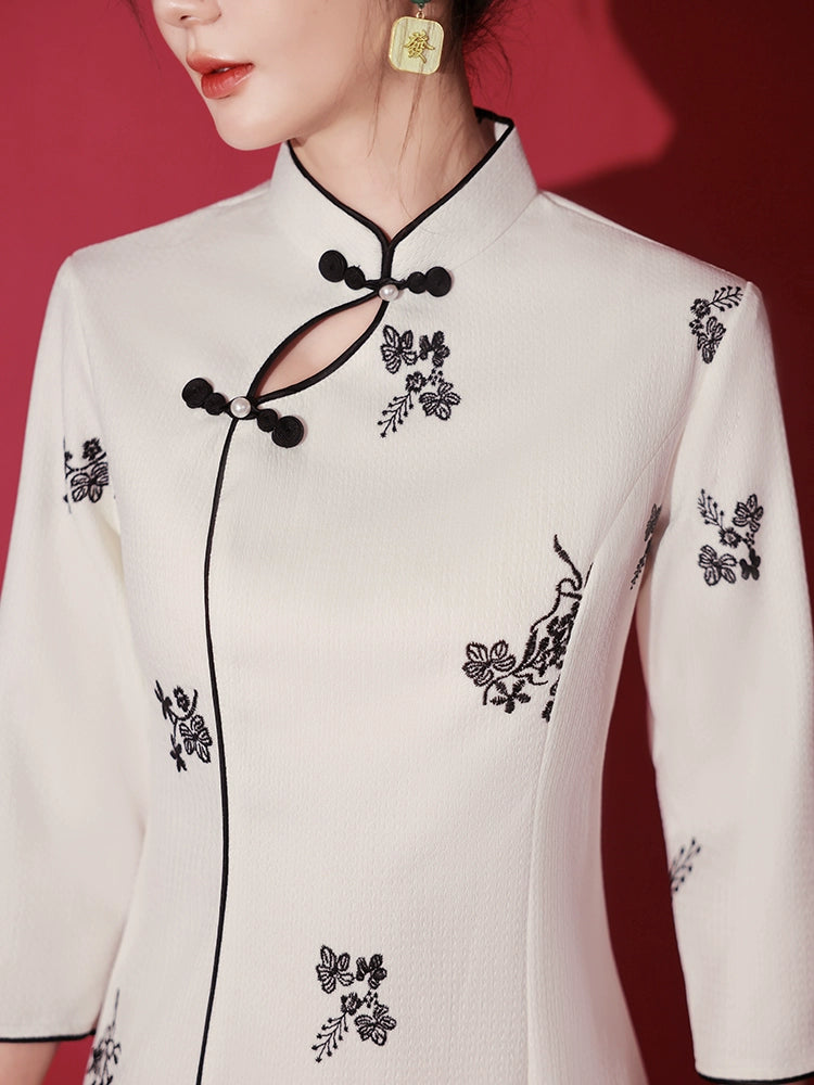 New Chinese Style Cheongsam Qipao Girlish Dressy Casual 8