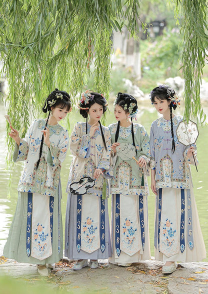 Qing Dynasty Traditional Hanfu Qipao Cheongsam Dress Skirt, gifts for women 2024