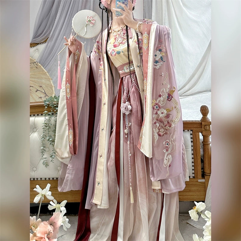 Lookbook Series 2025 Hanfu Emerald Pink Jade Beige