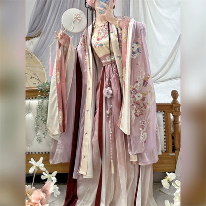 Lookbook Series 2025 Hanfu Emerald Pink Jade Beige