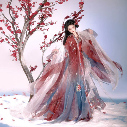 Ethereal Dreamscape Series Supreme Hanfu-Crimple