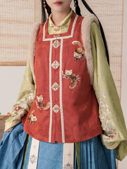 Mountain-View Qiao Series New Chinese Hanfu Berry Small Round