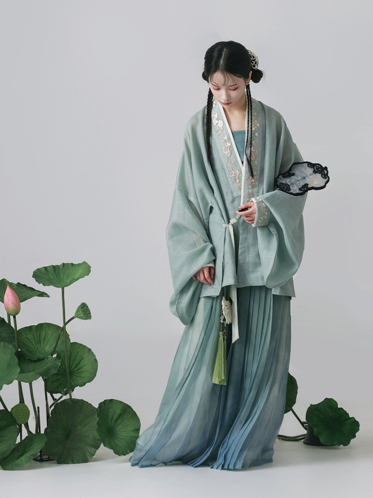 Shangyao Retreat Series Blue Ming Hanfu