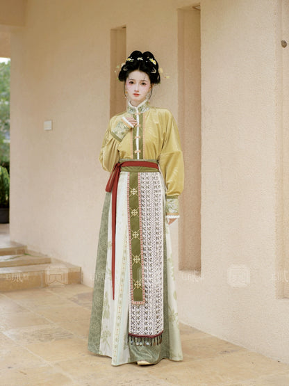 Lookbook Series Daifu Mountain Light Autumn Winter Hanfu