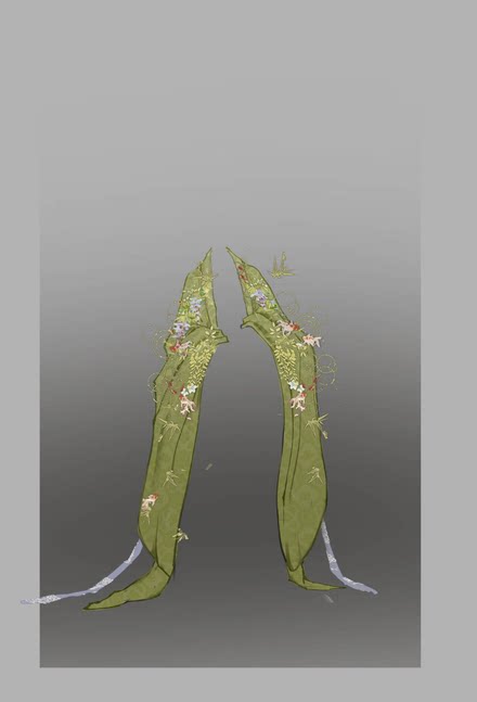 Cloud-Kissing Nature Series Looking Spring Song Hanfu
