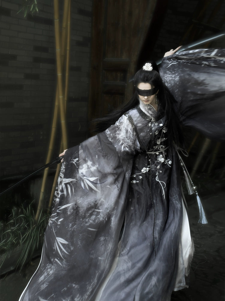 Ethereal Dreamscape Series Supreme Hanfu-Bamboo’s Ethereal Shadow