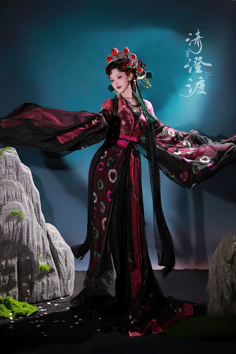 Costume Series Warring States Hanfu Dance Skirt