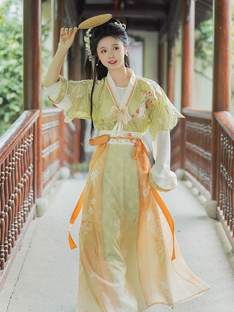 LOOKBOOK SERIES Tang Dynasty Waist-Length Skirt Suit