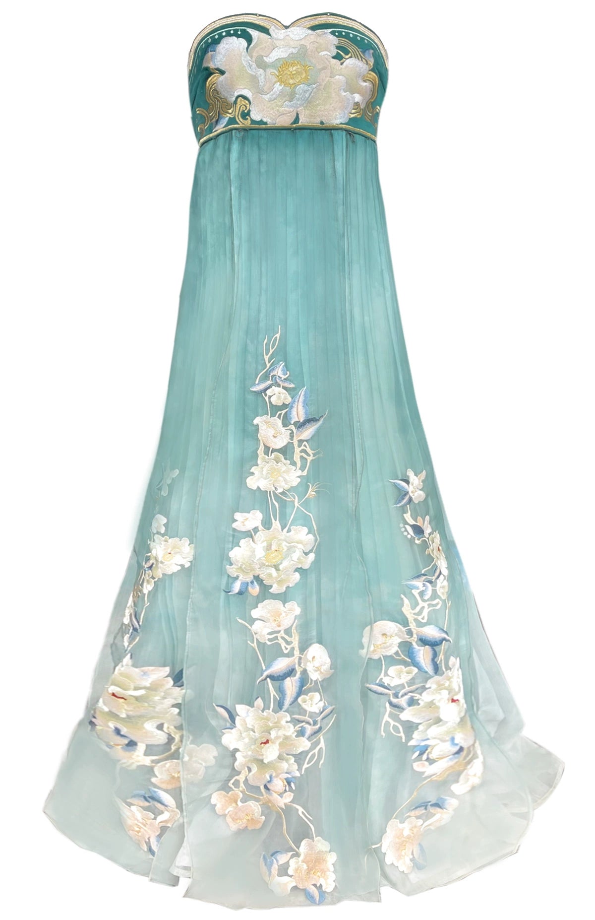 Haute Couture Series Woven Fabric Embroidered Hanfu Qing Huan Novempax Peaceglade